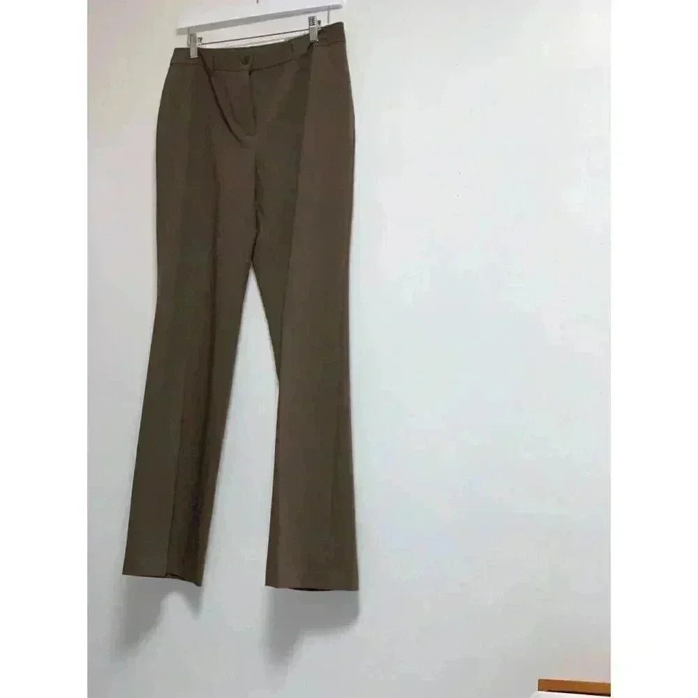 CHICO'S pants size 6 REGULAR 0.5 straight leg CLASSIC OFFICE STYLE ZIPUP CLOSURE